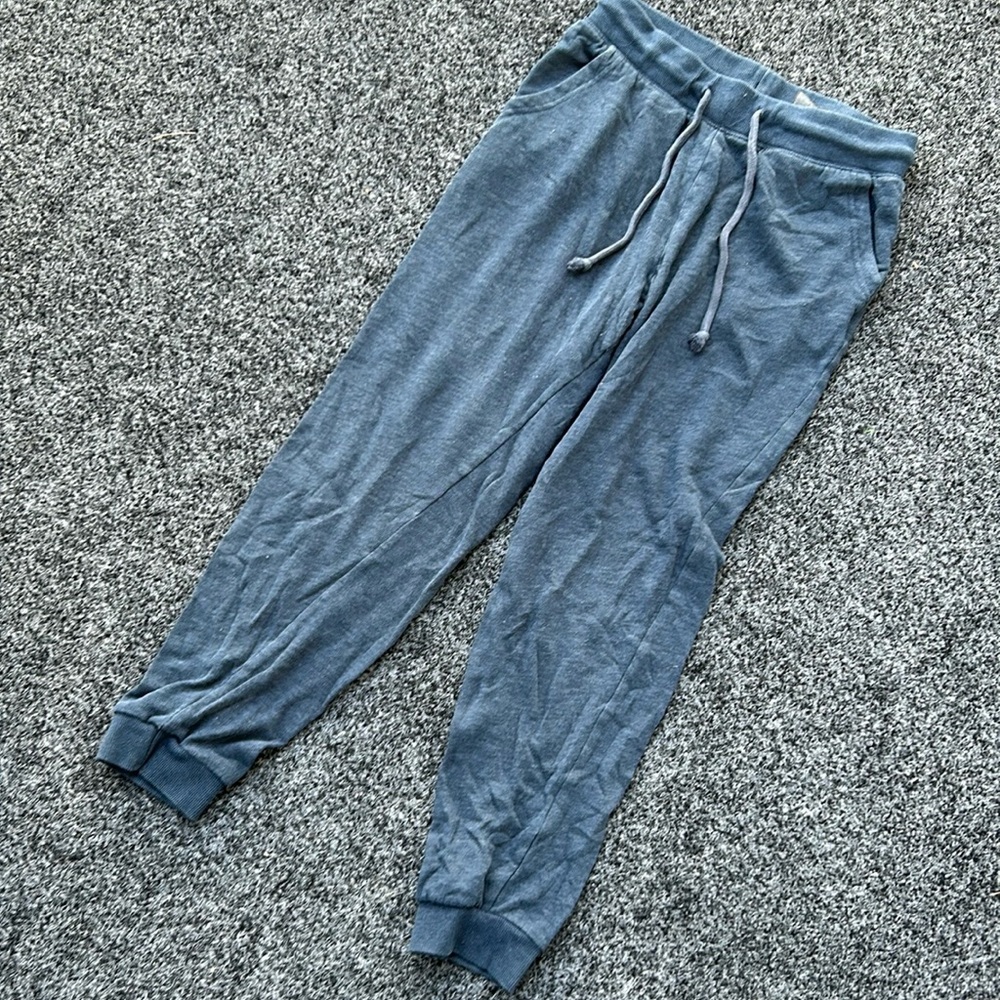 Blue sweatpants